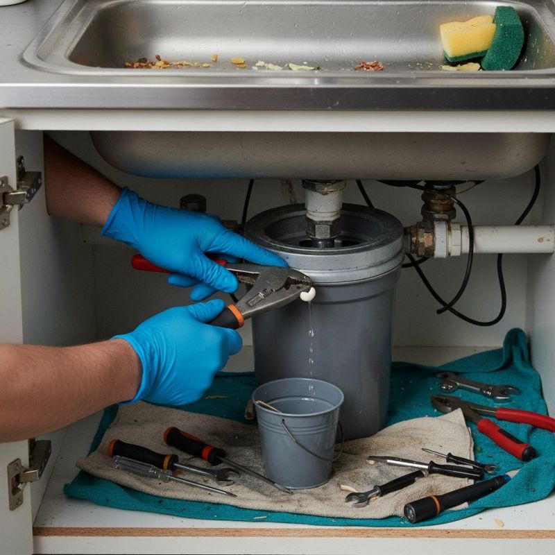 Garbage Disposal Replacement detail